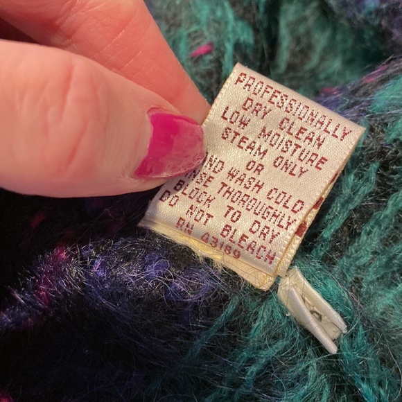 Vintage Susan Bristol Mohair Blend Button Sweater Medium - Picture 14 of 14